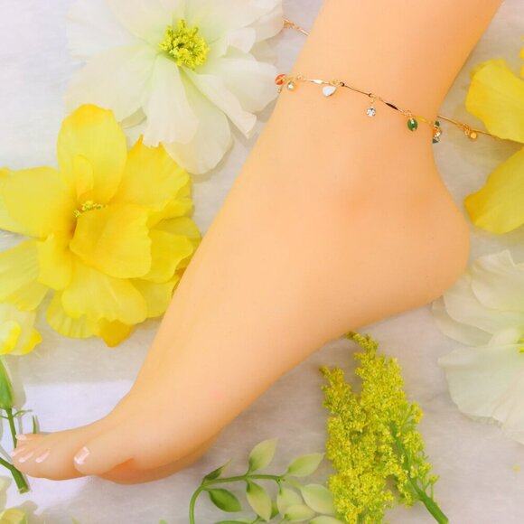 Minimalist Anklet, Sleek & Modern Design, Women’s Fashion, YC110148-A - Picture 2 of 10